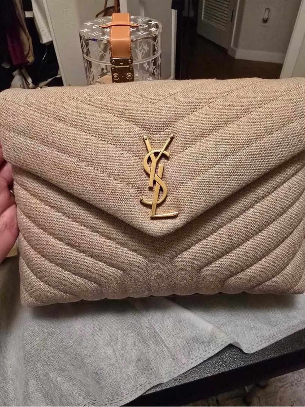 Saint Laurent Loulou in linen